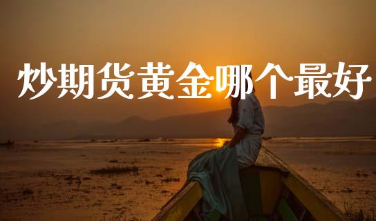 炒期货黄金哪个最好_https://www.ltsssb.com_期货密码_第1张