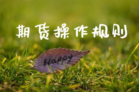 期货操作规则_https://www.ltsssb.com_股市分析_第1张