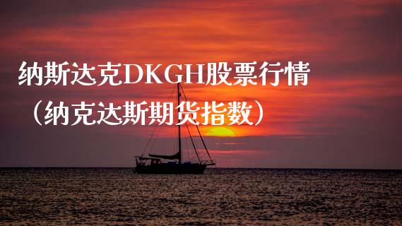纳斯达克DKGH股票行情（纳克达斯期货指数）_https://www.ltsssb.com_股市分析_第1张
