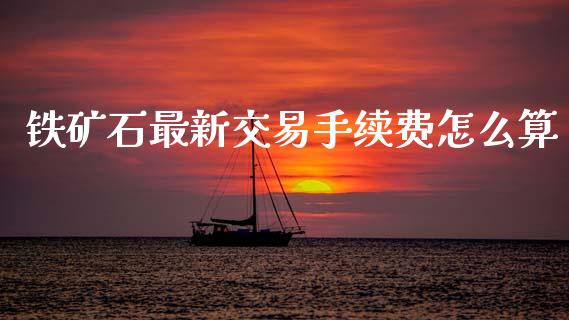 铁矿石最新交易手续费怎么算_https://www.ltsssb.com_期货在线_第1张