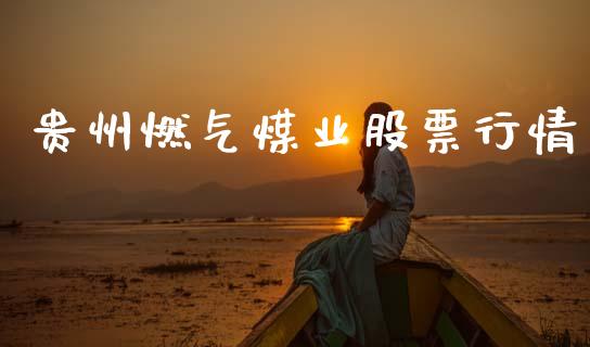 贵州燃气煤业股票行情_https://www.ltsssb.com_股市分析_第1张