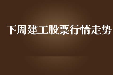 下周建工股票行情走势_https://www.ltsssb.com_股市分析_第1张