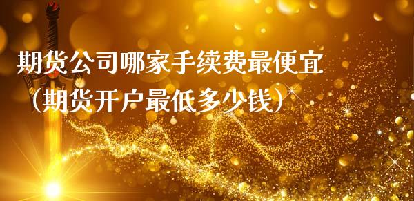 期货公司哪家手续费最便宜（期货开户最低多少钱）_https://www.ltsssb.com_期货密码_第1张