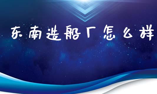 东南造船厂怎么样_https://www.ltsssb.com_股市分析_第1张