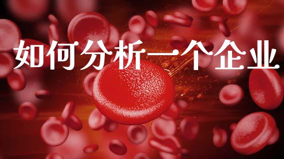 如何分析一个企业_https://www.ltsssb.com_期货密码_第1张