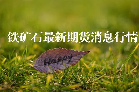 铁矿石最新期货消息行情_https://www.ltsssb.com_期货密码_第1张