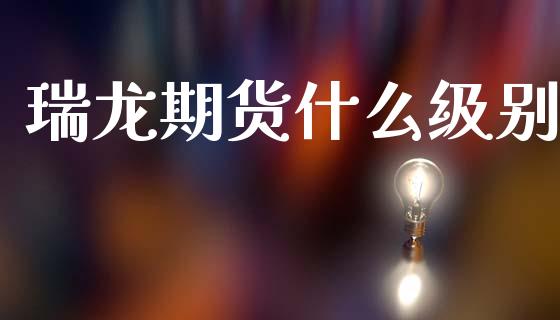 瑞龙期货什么级别_https://www.ltsssb.com_国际财经_第1张