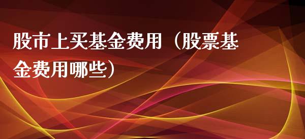股市上买基金费用（股票基金费用哪些）_https://www.ltsssb.com_国际财经_第1张
