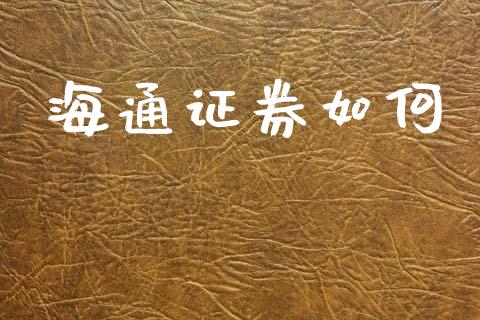 海通证券如何_https://www.ltsssb.com_新股数据_第1张