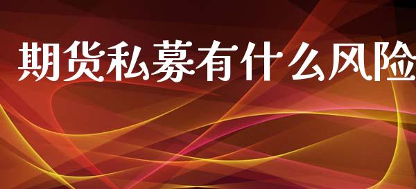 期货私募有什么风险_https://www.ltsssb.com_期货密码_第1张