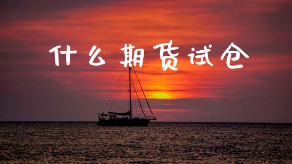 什么期货试仓_https://www.ltsssb.com_股市分析_第1张