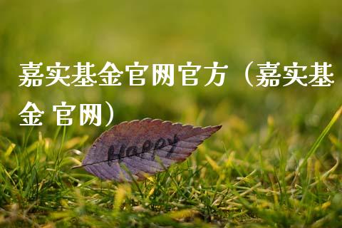 嘉实基金官网官方（嘉实基金 官网）_https://www.ltsssb.com_基金频道_第1张