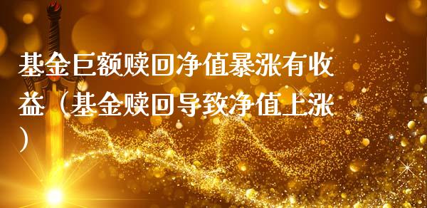 基金巨额赎回净值暴涨有收益（基金赎回导致净值上涨）_https://www.ltsssb.com_基金频道_第1张