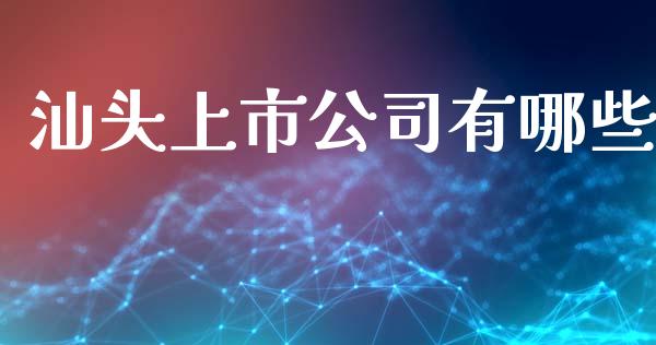 汕头上市公司有哪些_https://www.ltsssb.com_新股数据_第1张