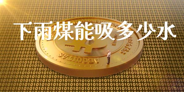 下雨煤能吸多少水_https://www.ltsssb.com_国际财经_第1张