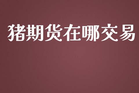 猪期货在哪交易_https://www.ltsssb.com_期货密码_第1张