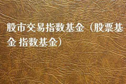 股市交易指数基金（股票基金 指数基金）_https://www.ltsssb.com_基金频道_第1张