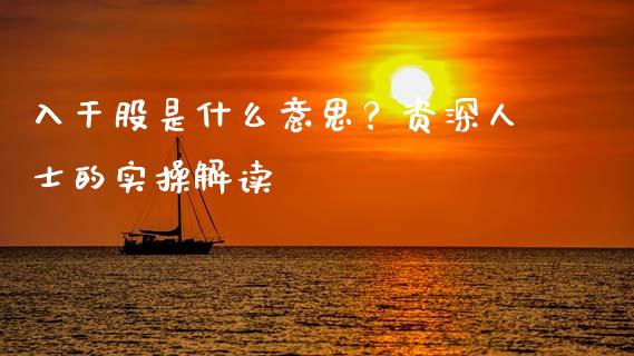 入干股是什么意思？资深人士的实操解读_https://www.ltsssb.com_基金频道_第1张