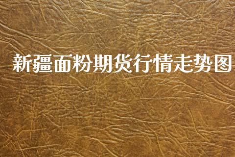 新疆面粉期货行情走势图_https://www.ltsssb.com_期货行情_第1张