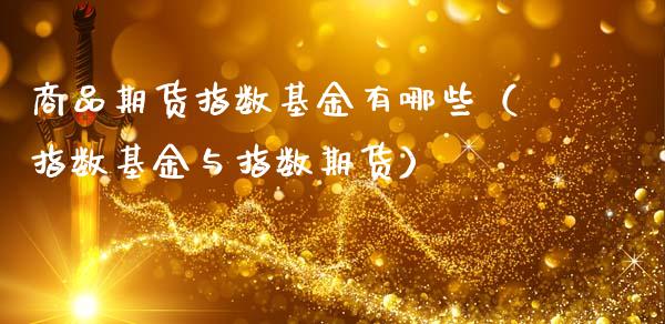商品期货指数基金有哪些（指数基金与指数期货）_https://www.ltsssb.com_期货在线_第1张