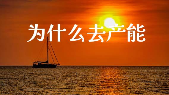 为什么去产能_https://www.ltsssb.com_国际财经_第1张