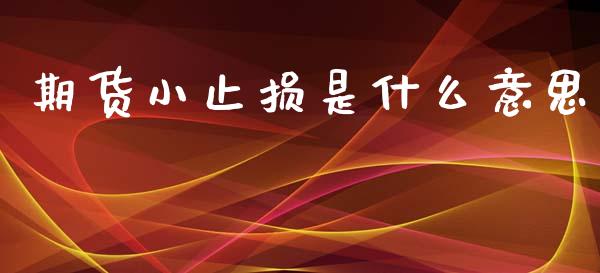 期货小止损是什么意思_https://www.ltsssb.com_期货在线_第1张