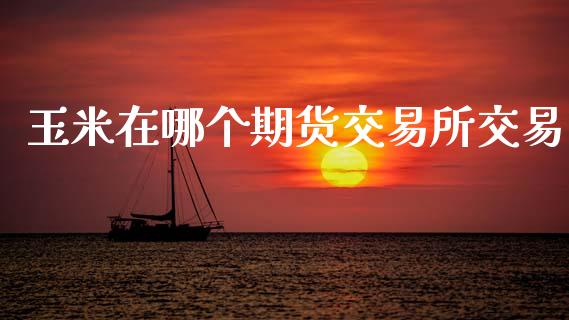 玉米在哪个期货交易所交易_https://www.ltsssb.com_国际财经_第1张