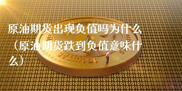 原油期货出现负值吗为什么（原油期货跌到负值意味什么）_https://www.ltsssb.com_期货行情_第1张