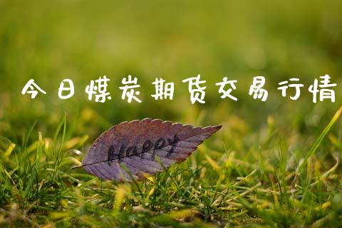 今日煤炭期货交易行情_https://www.ltsssb.com_期货密码_第1张