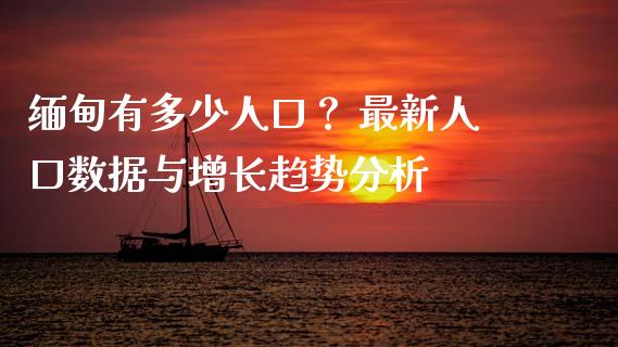 缅甸有多少人口？ 最新人口数据与增长趋势分析_https://www.ltsssb.com_股票理论_第1张