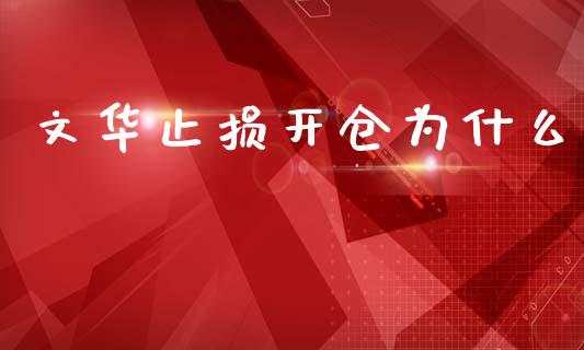 文华止损开仓为什么_https://www.ltsssb.com_国际财经_第1张