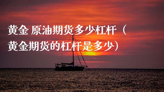 黄金 原油期货多少杠杆（黄金期货的杠杆是多少）_https://www.ltsssb.com_期货密码_第1张