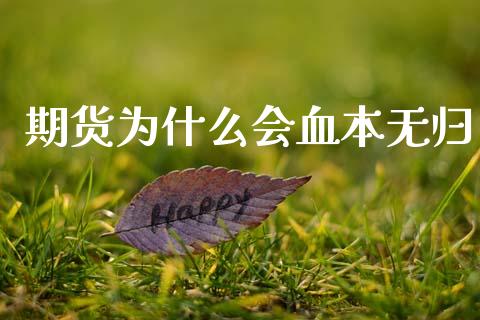 期货为什么会血本无归_https://www.ltsssb.com_基金频道_第1张