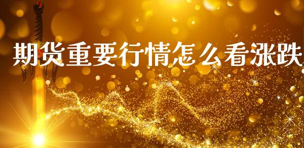 期货重要行情怎么看涨跌_https://www.ltsssb.com_期货行情_第1张