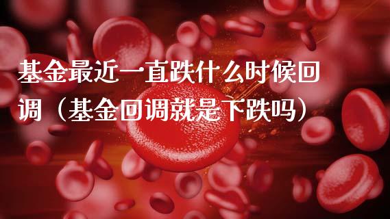 基金最近一直跌什么时候回调（基金回调就是下跌吗）_https://www.ltsssb.com_基金频道_第1张