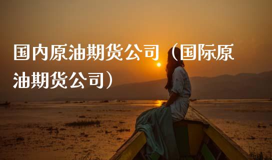 国内原油期货公司（国际原油期货公司）_https://www.ltsssb.com_期货密码_第1张