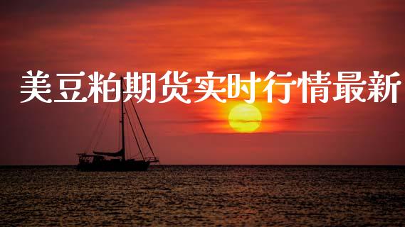 美豆粕期货实时行情最新_https://www.ltsssb.com_期货密码_第1张