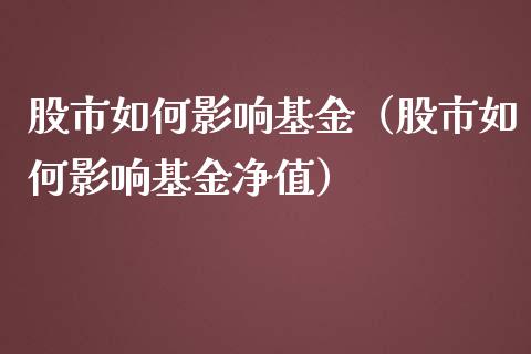 股市如何影响基金（股市如何影响基金净值）_https://www.ltsssb.com_国际财经_第1张