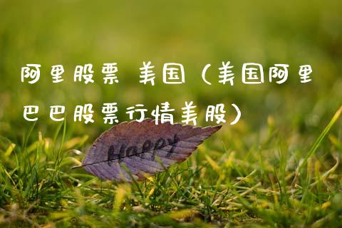 阿里股票 美国（美国阿里巴巴股票行情美股）_https://www.ltsssb.com_股票理论_第1张