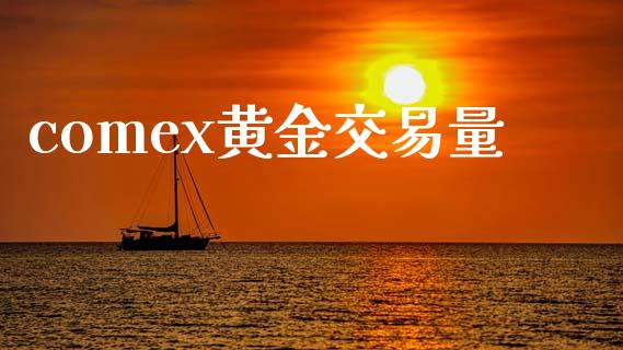 comex黄金交易量_https://www.ltsssb.com_股市分析_第1张