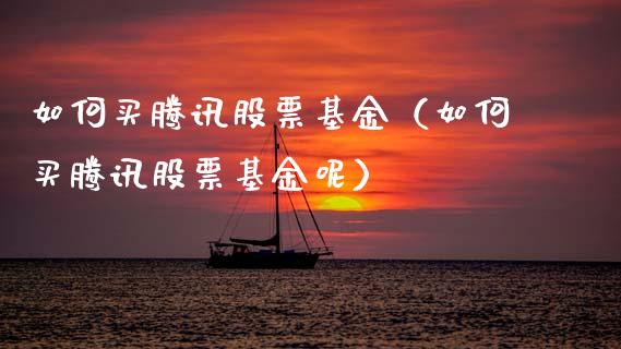 如何买腾讯股票基金（如何买腾讯股票基金呢）_https://www.ltsssb.com_股票理论_第1张