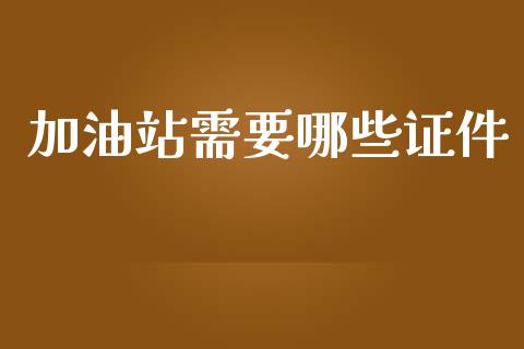 加油站需要哪些证件_https://www.ltsssb.com_新股数据_第1张
