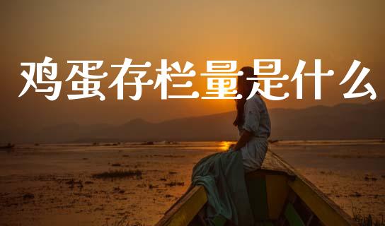 鸡蛋存栏量是什么_https://www.ltsssb.com_股市分析_第1张