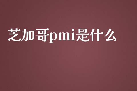 芝加哥pmi是什么_https://www.ltsssb.com_新股数据_第1张