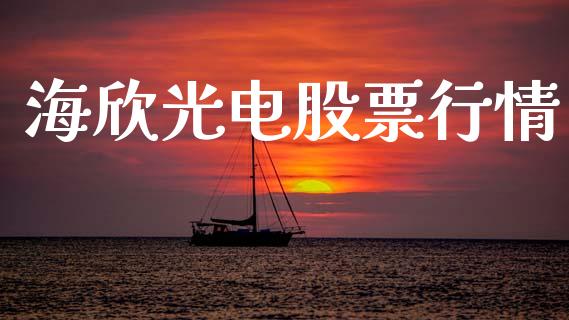 海欣光电股票行情_https://www.ltsssb.com_股市分析_第1张