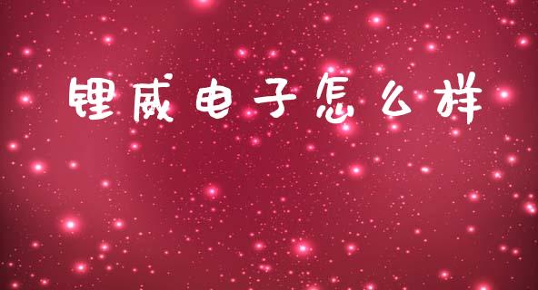 锂威电子怎么样_https://www.ltsssb.com_股票理论_第1张