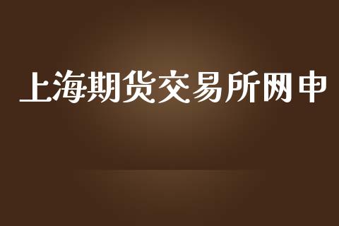 上海期货交易所网申_https://www.ltsssb.com_股票理论_第1张