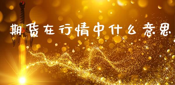 期货在行情中什么意思_https://www.ltsssb.com_期货密码_第1张