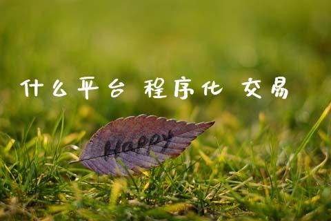 什么平台 程序化 交易_新股数据_第1张_IT财经网 什么平台 程序化 交易_https://www.ltsssb.com_新股数据_第1张
