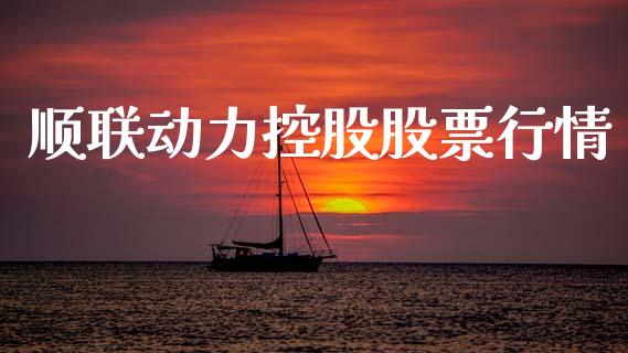 顺联动力控股股票行情_https://www.ltsssb.com_股市分析_第1张